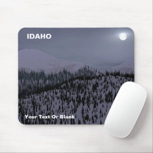 Kalte Nacht in Idaho Mousepad