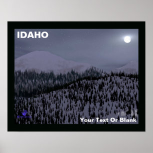 Kalte Nacht in Idaho Poster