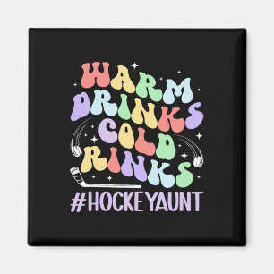 Kalte Rinks Hockey-Tante eines Hockeyspielers Tant Magnet