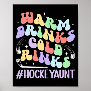 Kalte Rinks Hockey-Tante eines Hockeyspielers Tant Poster