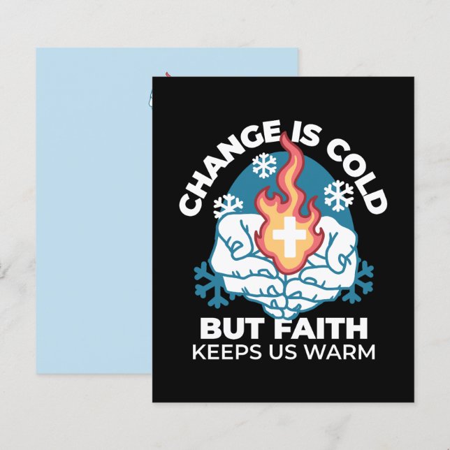 Kalte Veränderung, Feuer des Glaubens - Motivieren (Vorne/Hinten)