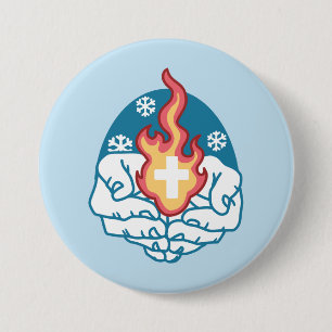Kalte Veränderung, Feuer des Glaubens - Motivieren Button