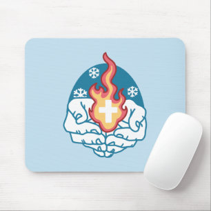 Kalte Veränderung, Feuer des Glaubens - Motivieren Mousepad