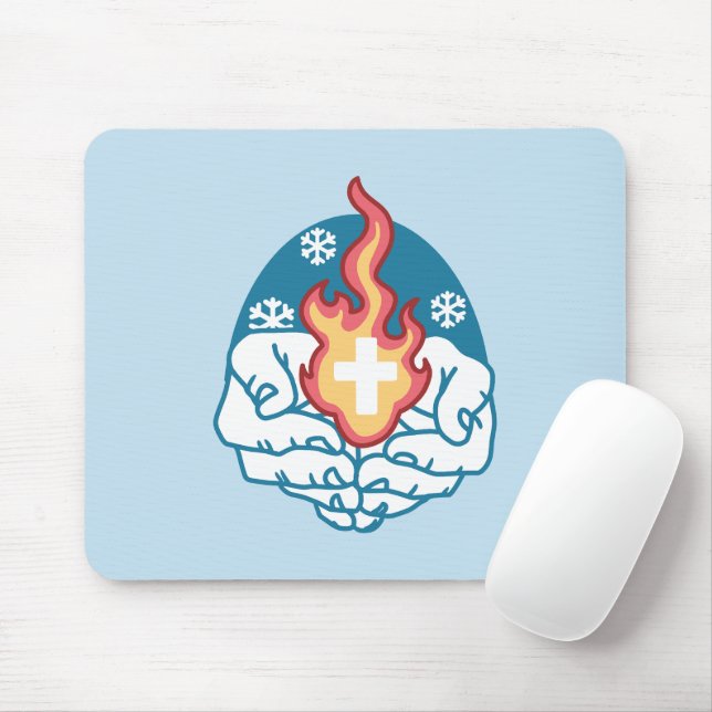 Kalte Veränderung, Feuer des Glaubens - Motivieren Mousepad (Mit Mouse)