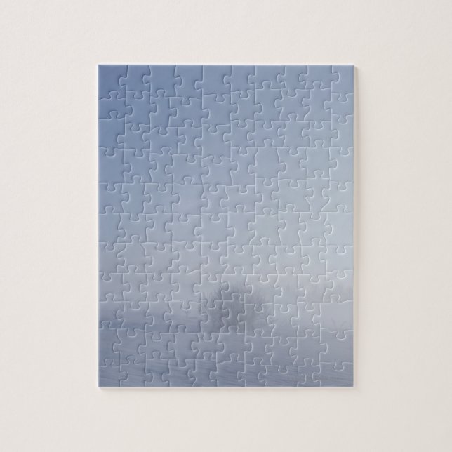 Kalte Winterlandschaft Snowy Puzzle (Vertikal)