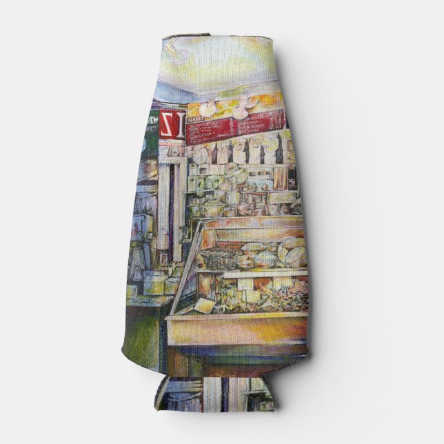 Kalter Brei in einem heißen Deli Flaschenkühler (Vorderseite)