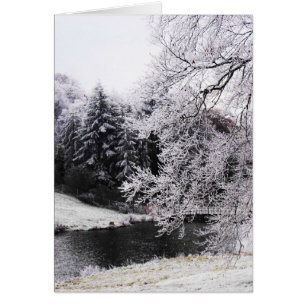Kalter frostiger Morgen