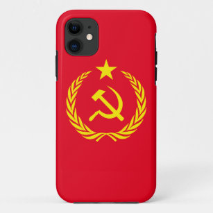 Kalter Kriegs-kommunistisches Flagge iPhone 5/5S - iPhone 11 Hülle