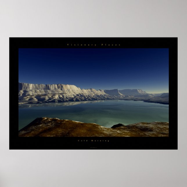 kalter Morgen Poster (Vorne)