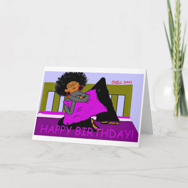 Kalter Tag! Karte (Vorderseite)