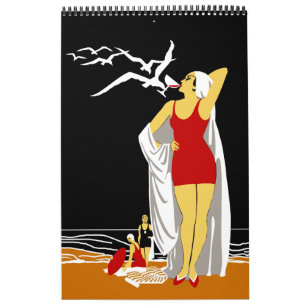 Kalter Vintage Retro Bilder Poster 2 Einfach Kalender