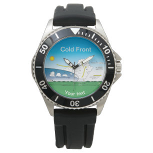 Kaltfront der Meteorologie Armbanduhr