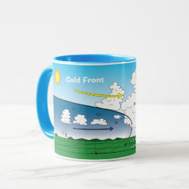 Kaltfront der Meteorologie Tasse