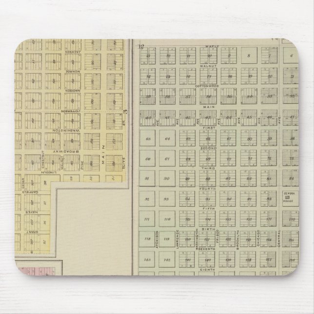 Kaltwasser, Schutz, Avilla, Kansas Mousepad (Vorne)