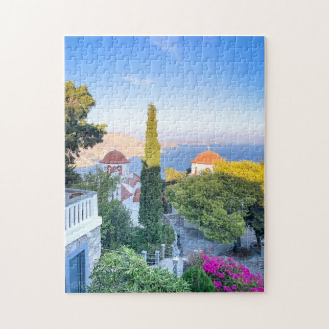 Kalymnos - Agios Savvas View Puzzle (Vertikal)