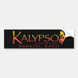 Kalypso Insel-Bar und Grill Autoaufkleber