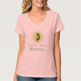 Kalypso Kane gelber Sonnendurchbruch T-Shirt