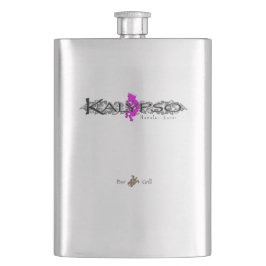 Kalypso Kane Insel mit Blumen Flachmann