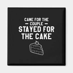 kam für das Paar, das für die Kuchenhochzeit Ma Bl Magnet