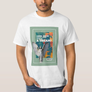 Kam zurück als ein schattiges poetisches Zitat T-S T-Shirt