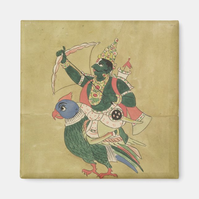 Kama, Gott der Liebe, 18.-19. Jahrhundert Magnet (Vorne)