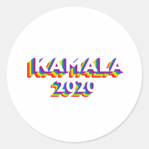 Kamala 2020 runder aufkleber