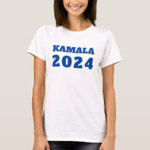 KAMALA 2024: Blauer demokratischer Text