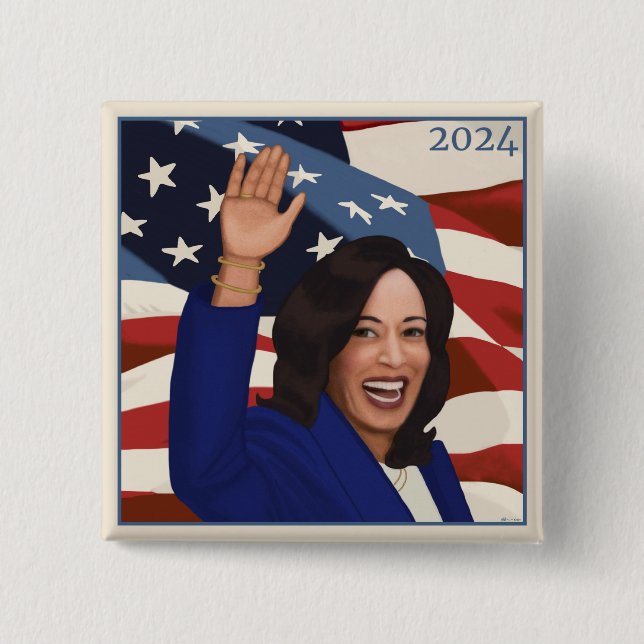 Kamala 2024 button (Vorderseite)