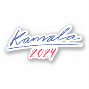 Kamala 2024 Cursive Aufkleber