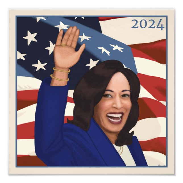 Kamala 2024 fotodruck (Vorne)