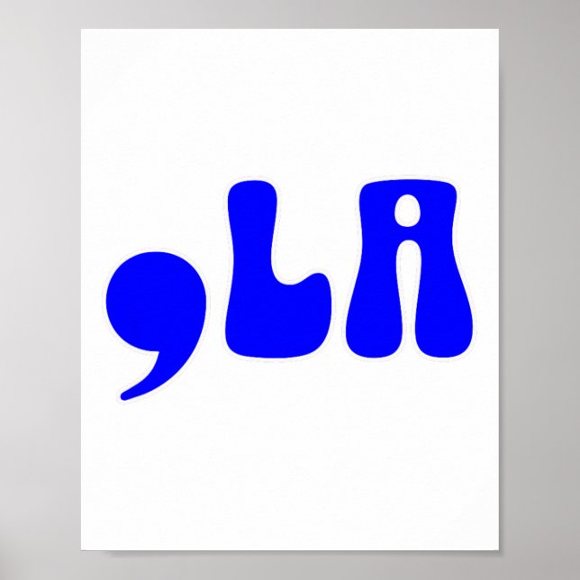 Kamala 2024 Funny Comma La Harris 2024 Poster (Vorne)