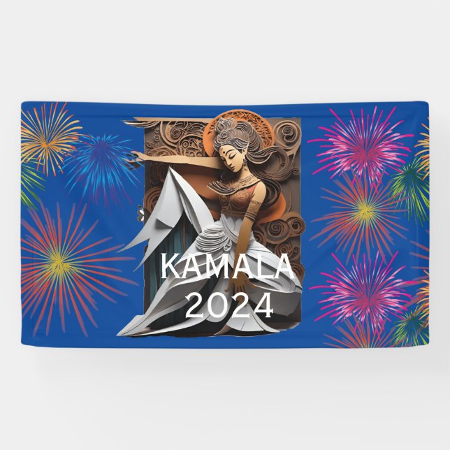 Kamala 2024 für Präsident Thunder_Cove Banner (Horizontal)