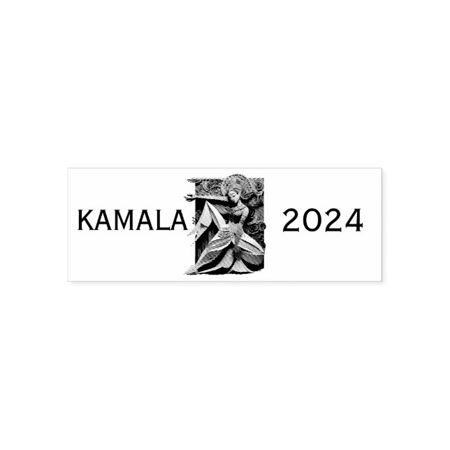 Kamala 2024 für Präsident Thunder_Cove Permastempel (Design)