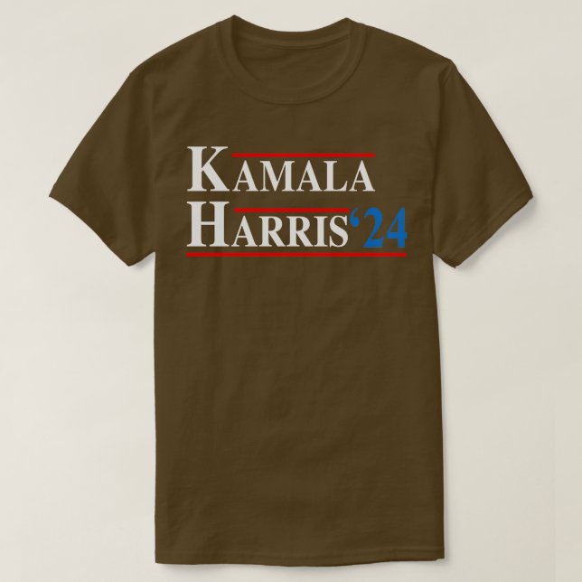 Kamala 2024 für Wahlkampfflugzeug T-Shirt (Design vorne)