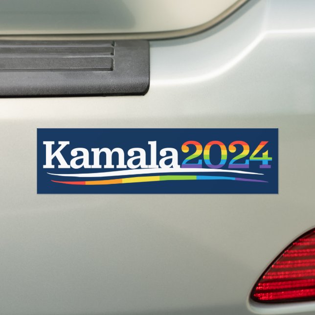 Kamala 2024 LGBTQ Autoaufkleber (Auf Auto)