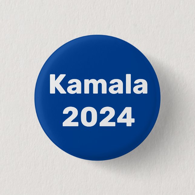 Kamala 2024 Präsidentschaftswahl Button (Vorderseite)
