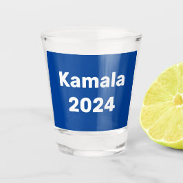 Kamala 2024 Präsidentschaftswahl Schnapsglas