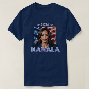 Kamala 2024 Rot, Weiß und Blau T-Shirt
