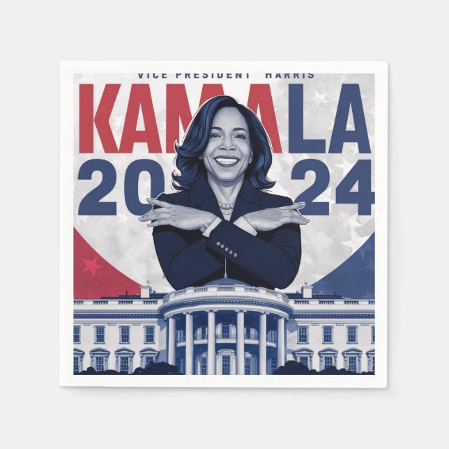 Kamala 2024 serviette (Vorderseite)