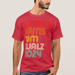 Kamala 2024 Tim Walz VP Vintage Stil Hut T-Shirt