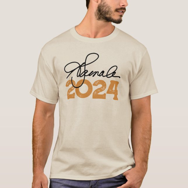 Kamala 2024 Unterschrift T-Shirt (Vorderseite)
