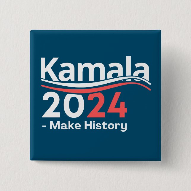 Kamala 2024, Vizepräsident Kamala Harris Button (Vorderseite)