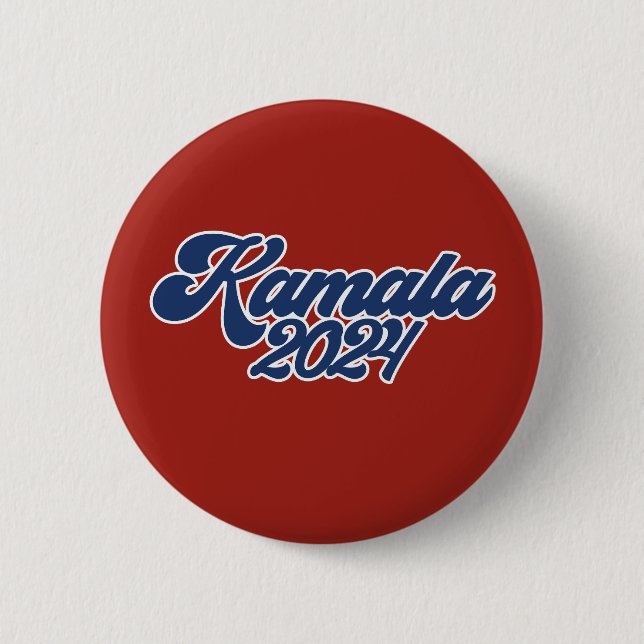 Kamala 2024 Vote Kamala Harris 2024 Wahl Button (Vorderseite)