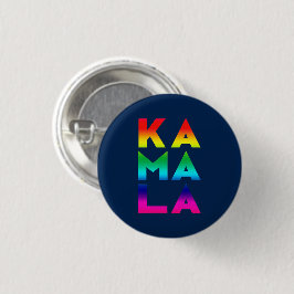 kamala 3 Silben Regenbogenart Typografie Marine Button