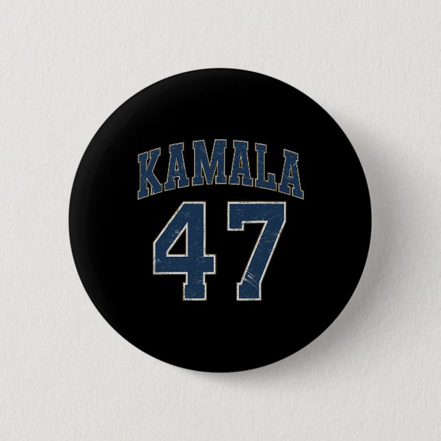 Kamala 47 Comma President Kamala Harris Wheimer 20 Button (Vorderseite)