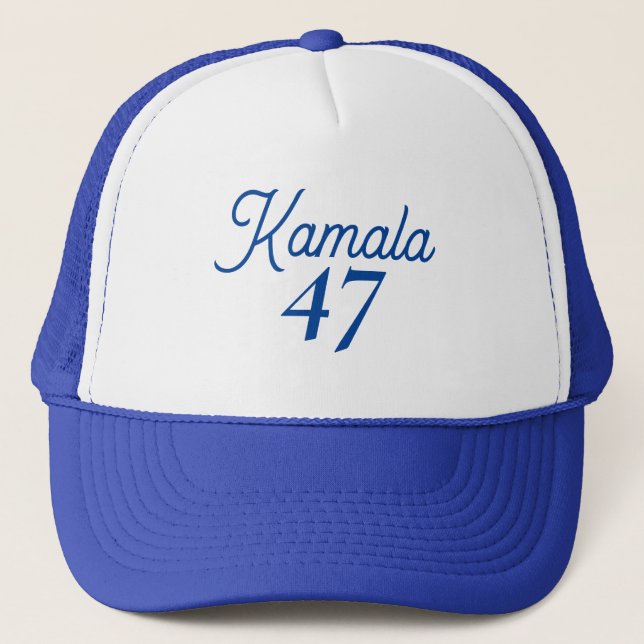 Kamala 47. Präsident Truckerkappe (Vorderseite)
