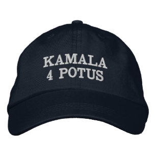 KAMALA 4 POTUS BESTICKTE BASEBALLKAPPE