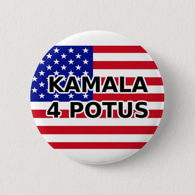 KAMALA 4 POTUS BUTTON (Vorderseite)