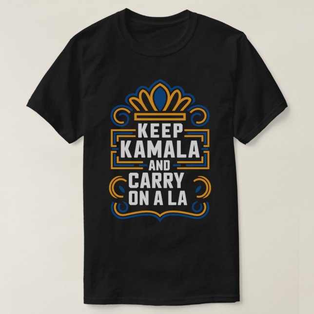 Kamala behalten und von la by el mehdi weitergefüh T-Shirt (Design vorne)