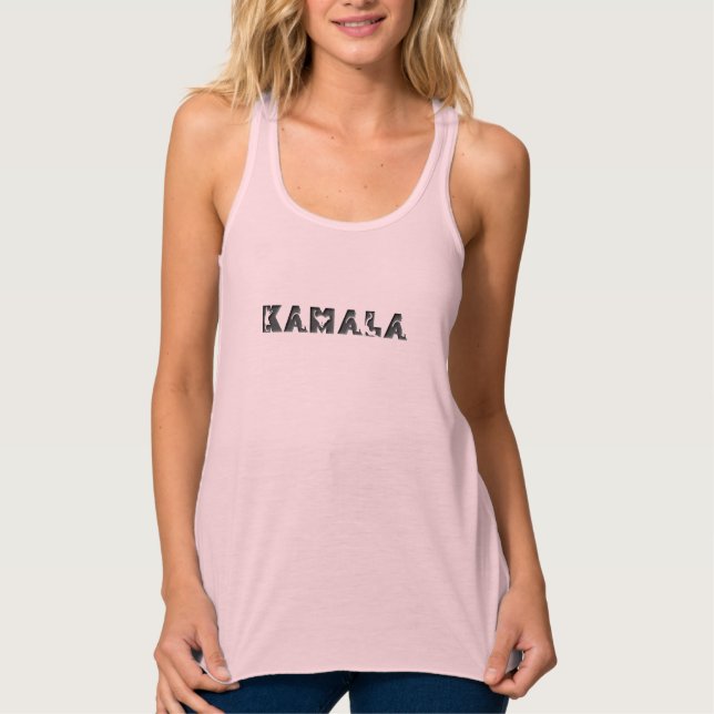 KAMALA bei Katze Alphabet Tank Top (Vorderseite)